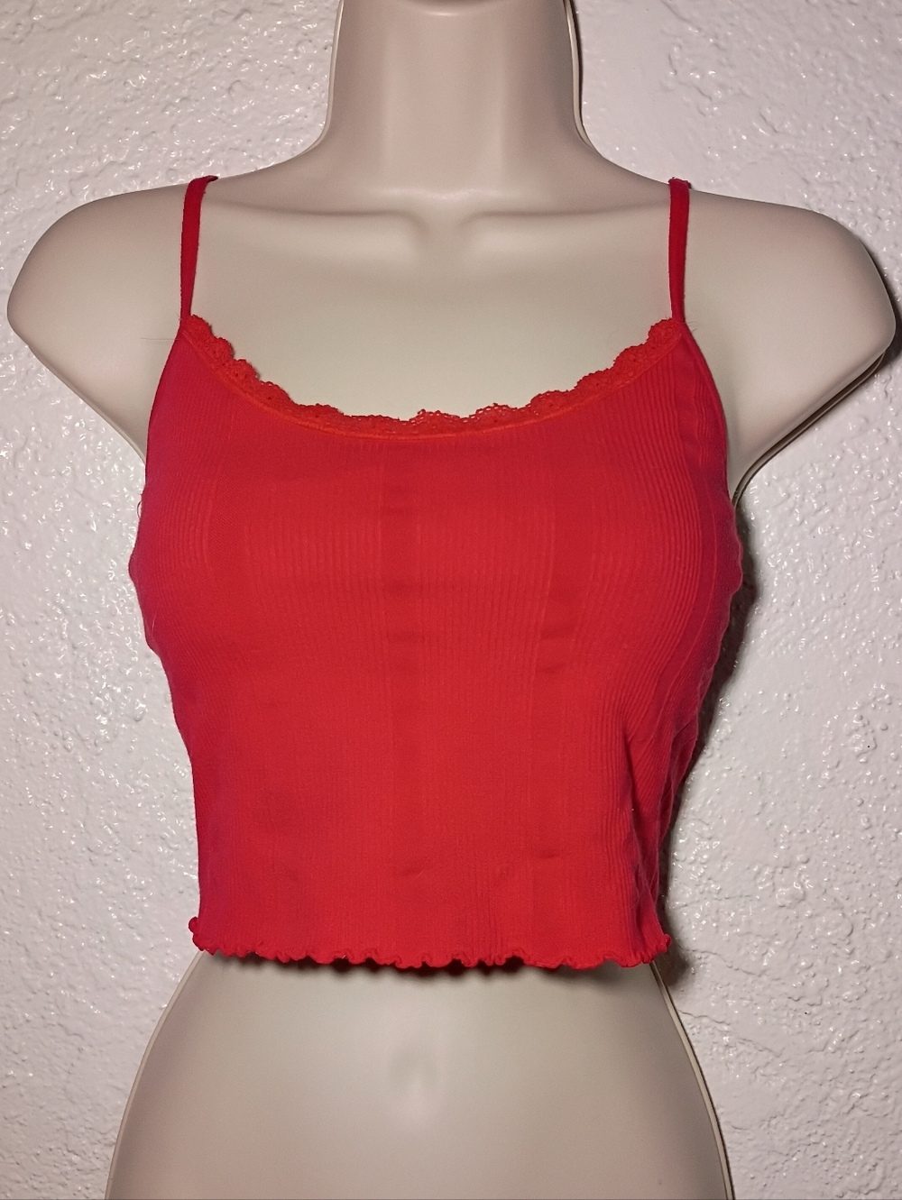 Streetwear Society Red Cropped Cami
